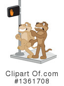 Cougar School Mascot Clipart #1361708 by Mascot Junction