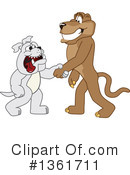 Cougar School Mascot Clipart #1361711 by Mascot Junction