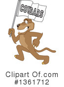 Cougar School Mascot Clipart #1361712 by Mascot Junction