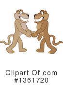 Cougar School Mascot Clipart #1361720 by Mascot Junction