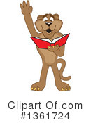 Cougar School Mascot Clipart #1361724 by Mascot Junction