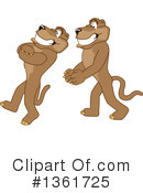 Cougar School Mascot Clipart #1361725 by Mascot Junction