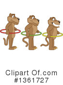 Cougar School Mascot Clipart #1361727 by Mascot Junction