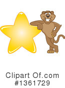 Cougar School Mascot Clipart #1361729 by Mascot Junction