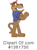 Cougar School Mascot Clipart #1361730 by Mascot Junction