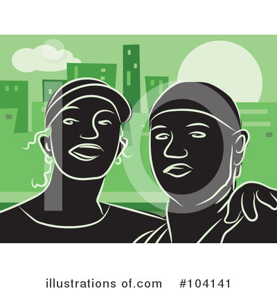 Royalty-Free (RF) Couple Clipart Illustration by Prawny - Stock Sample #104141