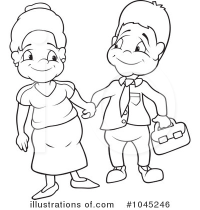 Royalty-Free (RF) Couple Clipart Illustration by dero - Stock Sample #1045246