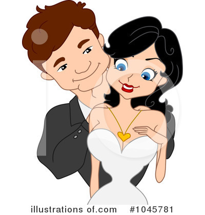 Royalty-Free (RF) Couple Clipart Illustration by BNP Design Studio - Stock Sample #1045781