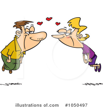 Royalty-Free (RF) Couple Clipart Illustration by toonaday - Stock Sample #1050497