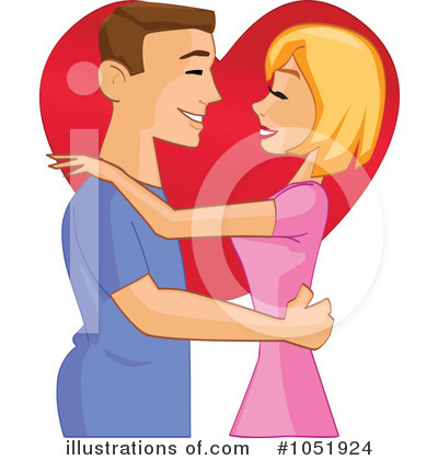 Royalty-Free (RF) Couple Clipart Illustration by peachidesigns - Stock Sample #1051924