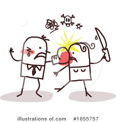 Royalty-Free (RF) Couple Clipart Illustration by NL shop - Stock Sample #1055757