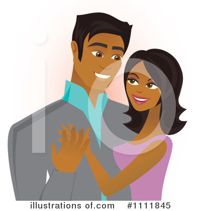 Royalty-Free (RF) Couple Clipart Illustration by Amanda Kate - Stock Sample #1111845