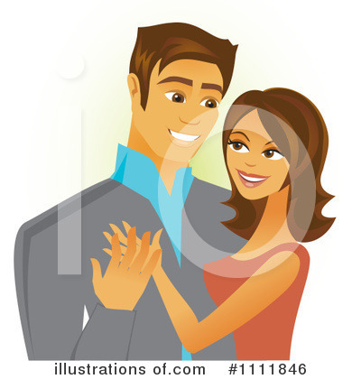 Royalty-Free (RF) Couple Clipart Illustration by Amanda Kate - Stock Sample #1111846