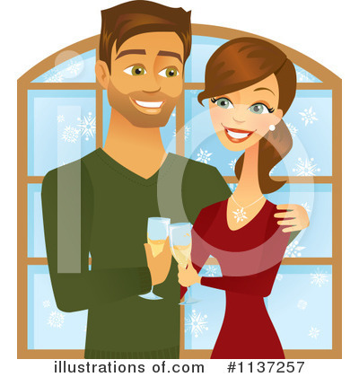 Champagne Clipart #1137257 by Amanda Kate