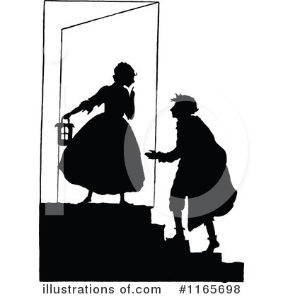 Royalty-Free (RF) Couple Clipart Illustration by Prawny Vintage - Stock Sample #1165698