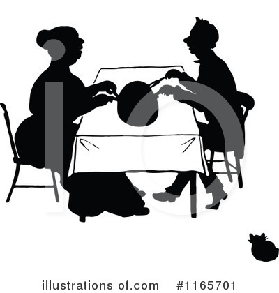 Dinner Clipart #1165701 by Prawny Vintage