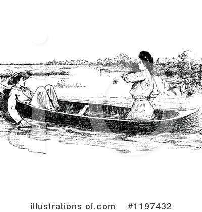 Royalty-Free (RF) Couple Clipart Illustration by Prawny Vintage - Stock Sample #1197432