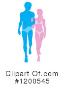 Couple Clipart #1200545 by AtStockIllustration