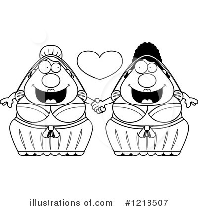 Royalty-Free (RF) Couple Clipart Illustration by Cory Thoman - Stock Sample #1218507