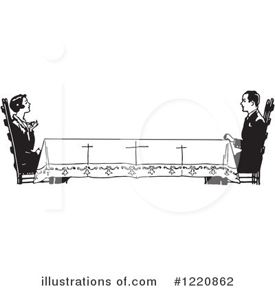 Royalty-Free (RF) Couple Clipart Illustration by Picsburg - Stock Sample #1220862