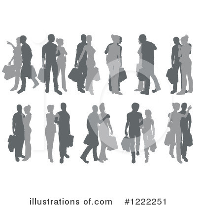 Royalty-Free (RF) Couple Clipart Illustration by AtStockIllustration - Stock Sample #1222251