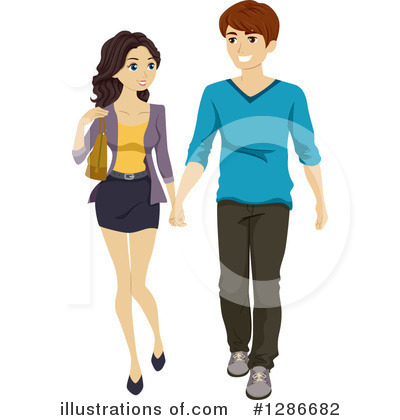 Royalty-Free (RF) Couple Clipart Illustration by BNP Design Studio - Stock Sample #1286682