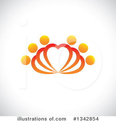 Royalty-Free (RF) Couple Clipart Illustration by ColorMagic - Stock Sample #1342854