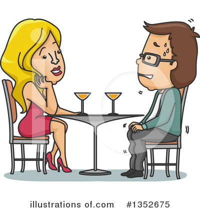 Royalty-Free (RF) Couple Clipart Illustration by BNP Design Studio - Stock Sample #1352675