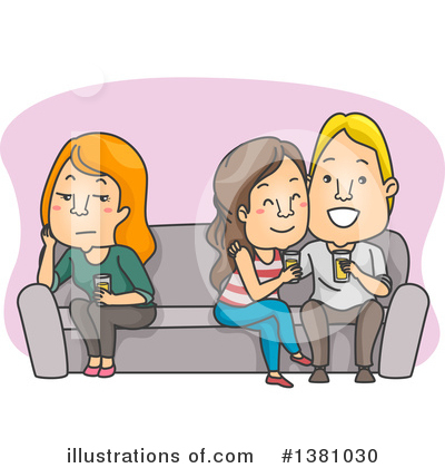 Royalty-Free (RF) Couple Clipart Illustration by BNP Design Studio - Stock Sample #1381030