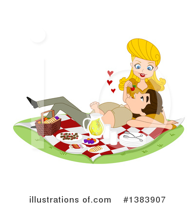 Royalty-Free (RF) Couple Clipart Illustration by BNP Design Studio - Stock Sample #1383907