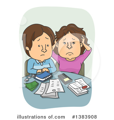 Royalty-Free (RF) Couple Clipart Illustration by BNP Design Studio - Stock Sample #1383908