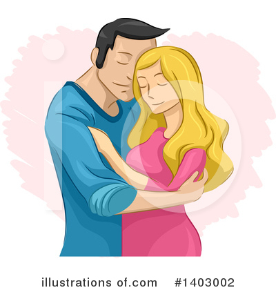 Royalty-Free (RF) Couple Clipart Illustration by BNP Design Studio - Stock Sample #1403002