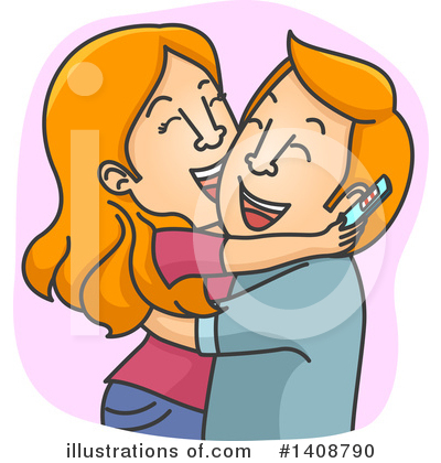 Royalty-Free (RF) Couple Clipart Illustration by BNP Design Studio - Stock Sample #1408790