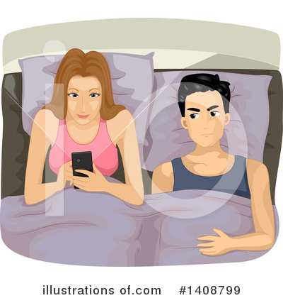 Royalty-Free (RF) Couple Clipart Illustration by BNP Design Studio - Stock Sample #1408799