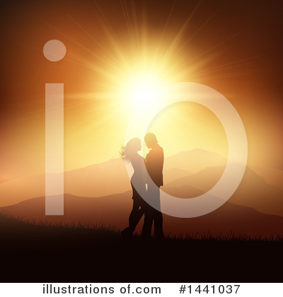 Royalty-Free (RF) Couple Clipart Illustration by KJ Pargeter - Stock Sample #1441037