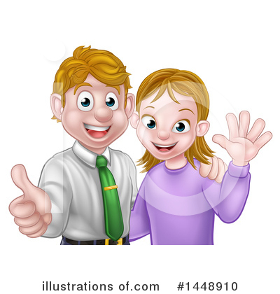 Royalty-Free (RF) Couple Clipart Illustration by AtStockIllustration - Stock Sample #1448910