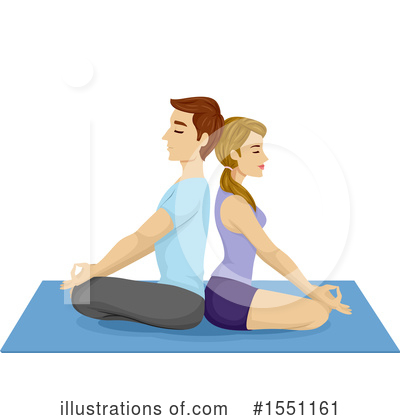 Yoga Clipart #1551161 by BNP Design Studio