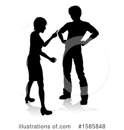 Royalty-Free (RF) Couple Clipart Illustration by AtStockIllustration - Stock Sample #1585848