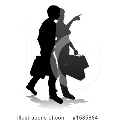 Royalty-Free (RF) Couple Clipart Illustration by AtStockIllustration - Stock Sample #1585864