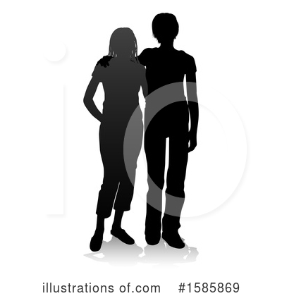 Royalty-Free (RF) Couple Clipart Illustration by AtStockIllustration - Stock Sample #1585869