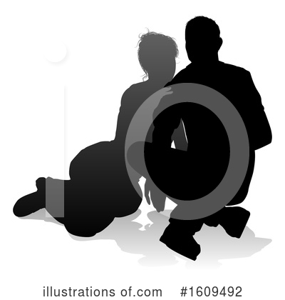 Royalty-Free (RF) Couple Clipart Illustration by AtStockIllustration - Stock Sample #1609492