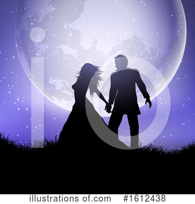 Royalty-Free (RF) Couple Clipart Illustration by KJ Pargeter - Stock Sample #1612438