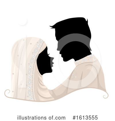 Wedding Couple Clipart #1613555 by BNP Design Studio