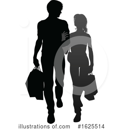 Royalty-Free (RF) Couple Clipart Illustration by AtStockIllustration - Stock Sample #1625514