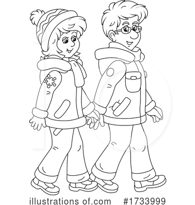 Royalty-Free (RF) Couple Clipart Illustration by Alex Bannykh - Stock Sample #1733999