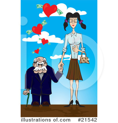 Royalty-Free (RF) Couple Clipart Illustration by Paulo Resende - Stock Sample #21542