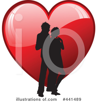 Royalty-Free (RF) Couple Clipart Illustration by KJ Pargeter - Stock Sample #441489