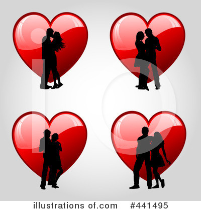Royalty-Free (RF) Couple Clipart Illustration by KJ Pargeter - Stock Sample #441495