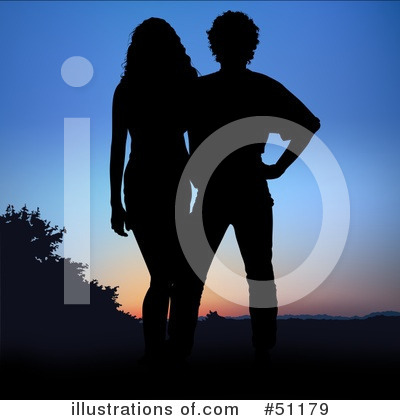Royalty-Free (RF) Couple Clipart Illustration by dero - Stock Sample #51179