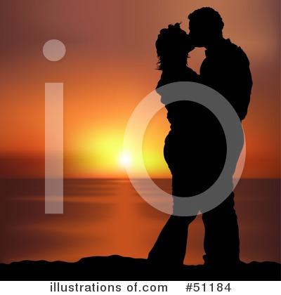 Royalty-Free (RF) Couple Clipart Illustration by dero - Stock Sample #51184